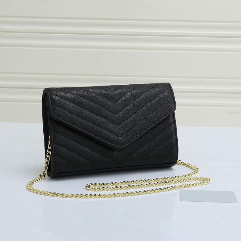 

2023 Fashion Women Sheepskin Caviar Bags Womens Gold Chain Handbags Ladies Pu Leather Purse Clutch Female Wallet Designer Shoulder Crossbody Shopping Bag, With logo (no box)