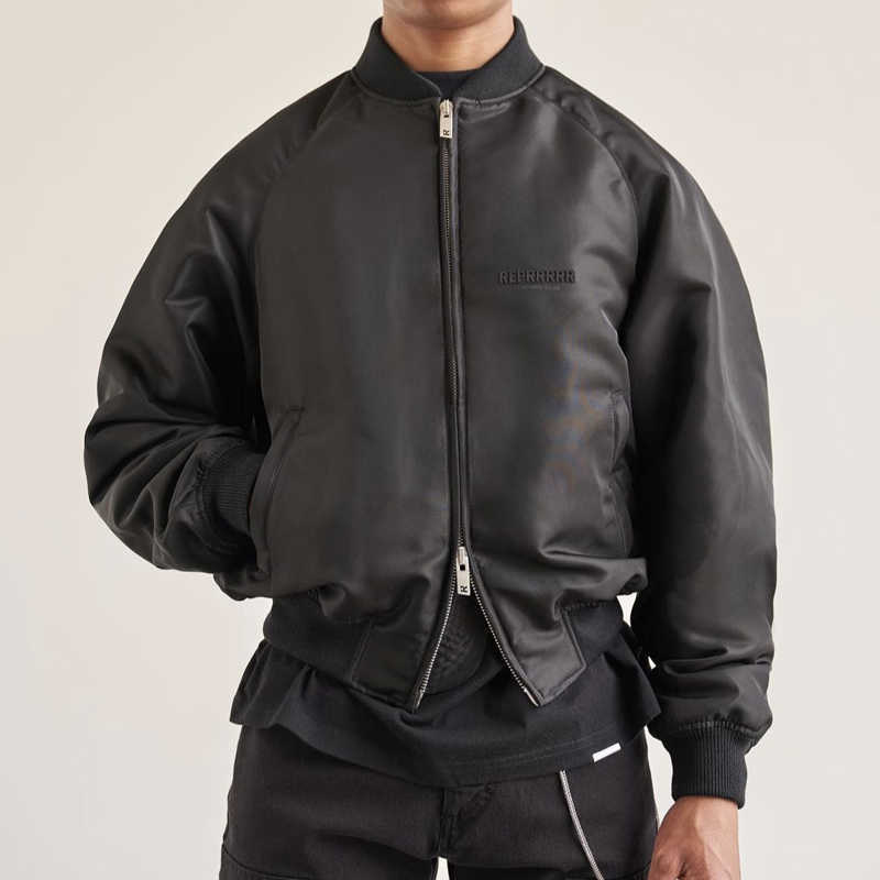 

REPRREESENT Owners' Club Baseball Jacket Man Women Fashion Black Cotton Coat Oversize Baseball Uniform FZJK0275