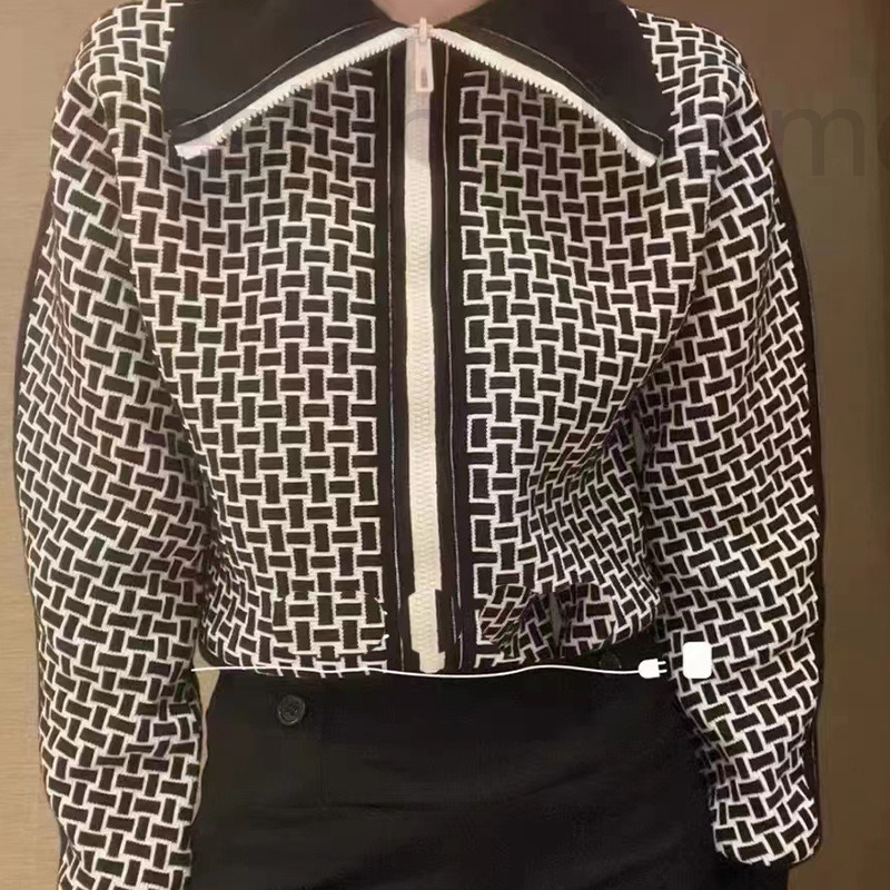 

Women' Sweaters designer Knitted polo collar zipper cardigan wool coat women' top autumn and winter 2022 new casual loose sweater EDBU, 2# packing bag