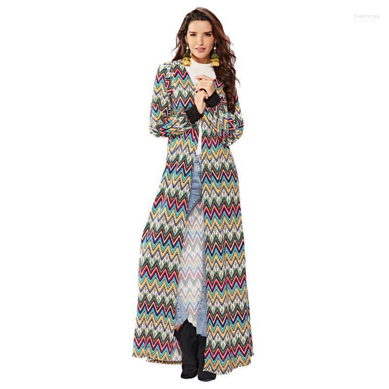 

Women' Sweaters Women' 2022 Fashion Spring Autumn Women Striped Sweater Cardigans Casual Long Design Female Knitted Loose Coat, Black