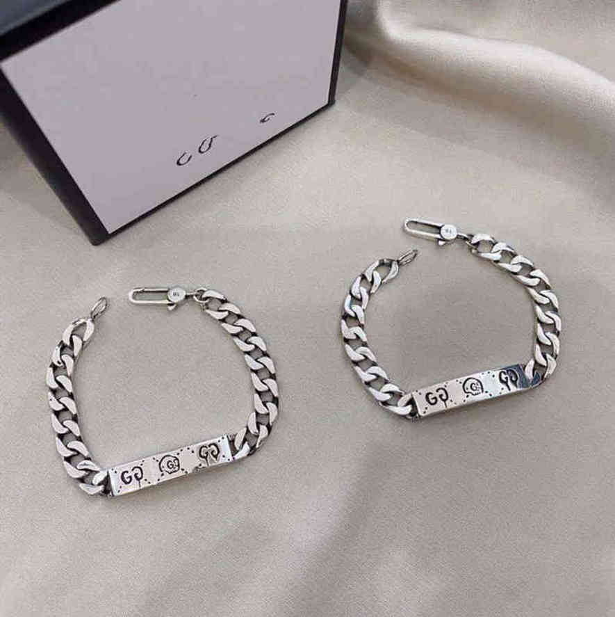 

Charm Bracelets men's and women's elf Bracelet couple's skull 925 Silver exclusive Design jewel Exclusive saleQVQL