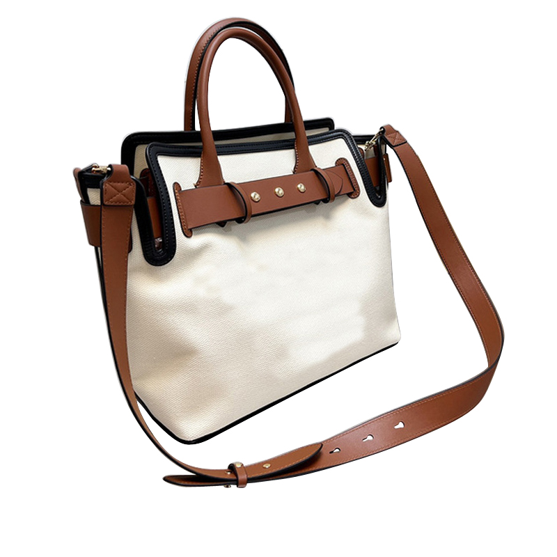 

Canvas Tote shopping bag Brand Women Designer Handbags Shoulder Bags Ladies Hand bags Fashion, White