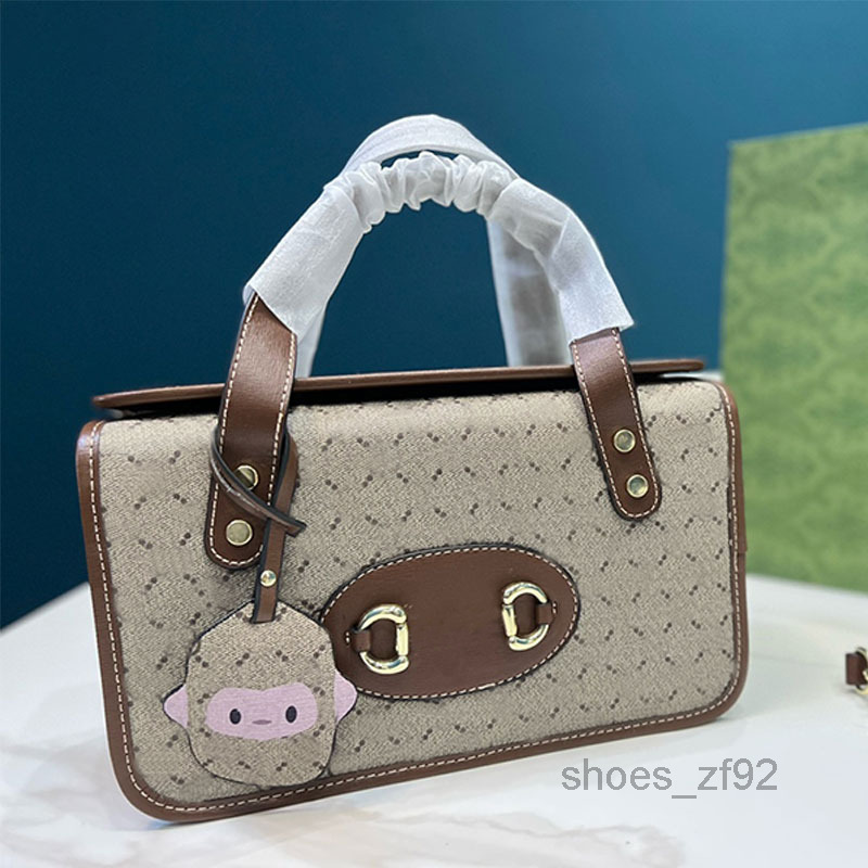 

Evening Bags Vintage Tote Bag Cross Body Bags Women Shoulder Handbag Fashion Classic Hardware Horsebit Letter Flap Hasp Square Purse Removable Shoulder Strap