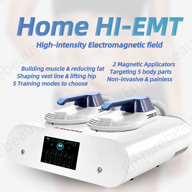 Non-invasive Electromagnetic Muscle Training Slimming Machine Ems Muscle Stimulator Home Use 2 Handle Mini Emslim Neo RF Fat Burning Body Sculpting