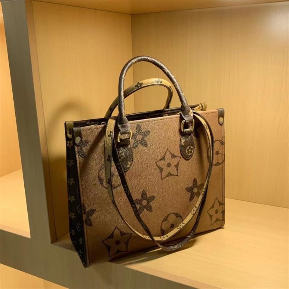 Sacs à bandouliers Designers Fleons Purse Flower Tote Sac dames cuir femelle Big Onthego M45039 M44576