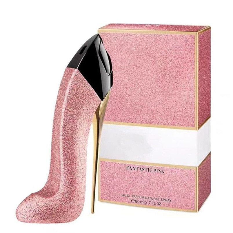 

2022 Newest Design famous women Fragrance perfume girl 80ml Glorious gold Fantastic pink Collector edition black red heels Fragrance long lasting charming