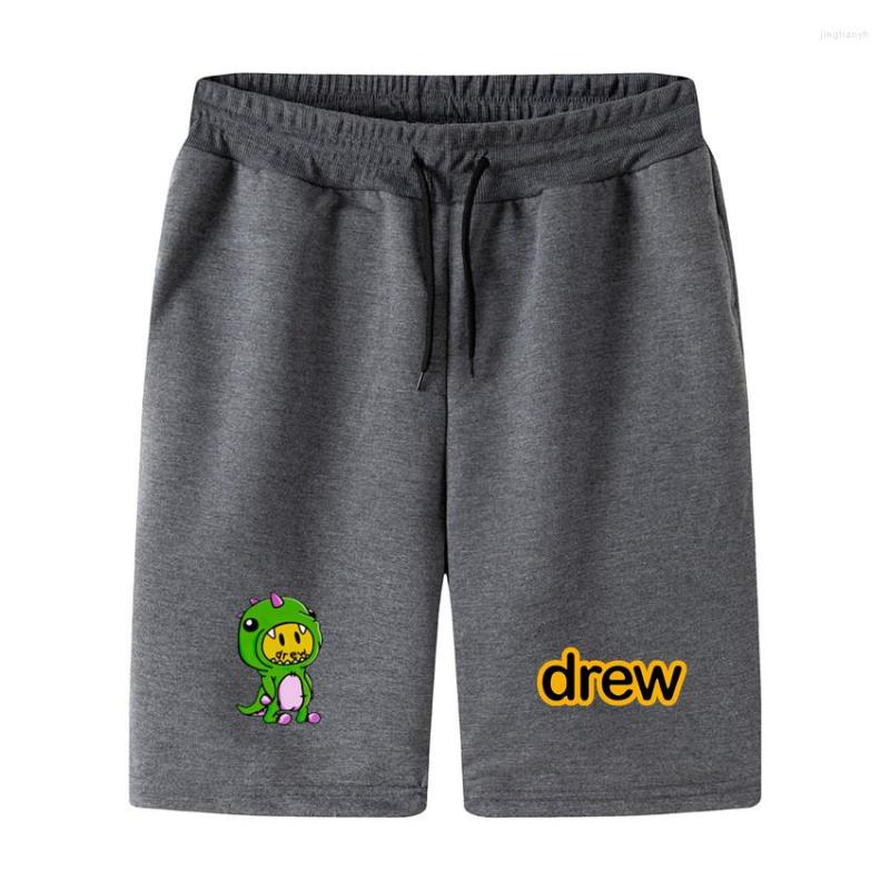 

Men's Shorts Drew Mens Summer Jogger Short Breathable Men Plus Size Casual Sportswear Male Fitness Running Sweatpants Drawstring, Light grey 6