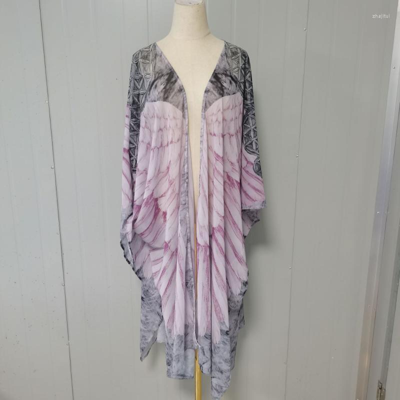 

Women's Sleepwear Women's Sexy Thin Women Cardigan Print Floral Summer Bat Sleeve Outer Blouse Casual Loose Sleep Top Lingerie Travel, 65