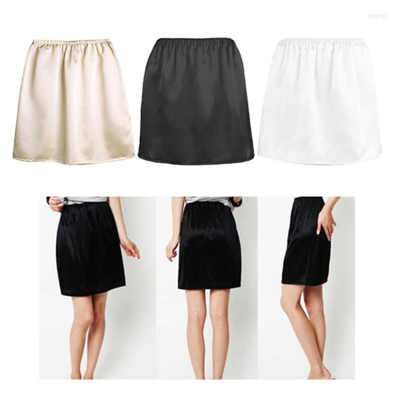 

Women's Sleepwear Women's Women Elastic Waist Half Slip Petticoat Skirts Underskirt Lady Crinoline Milk Silk White Lace Commuter Office