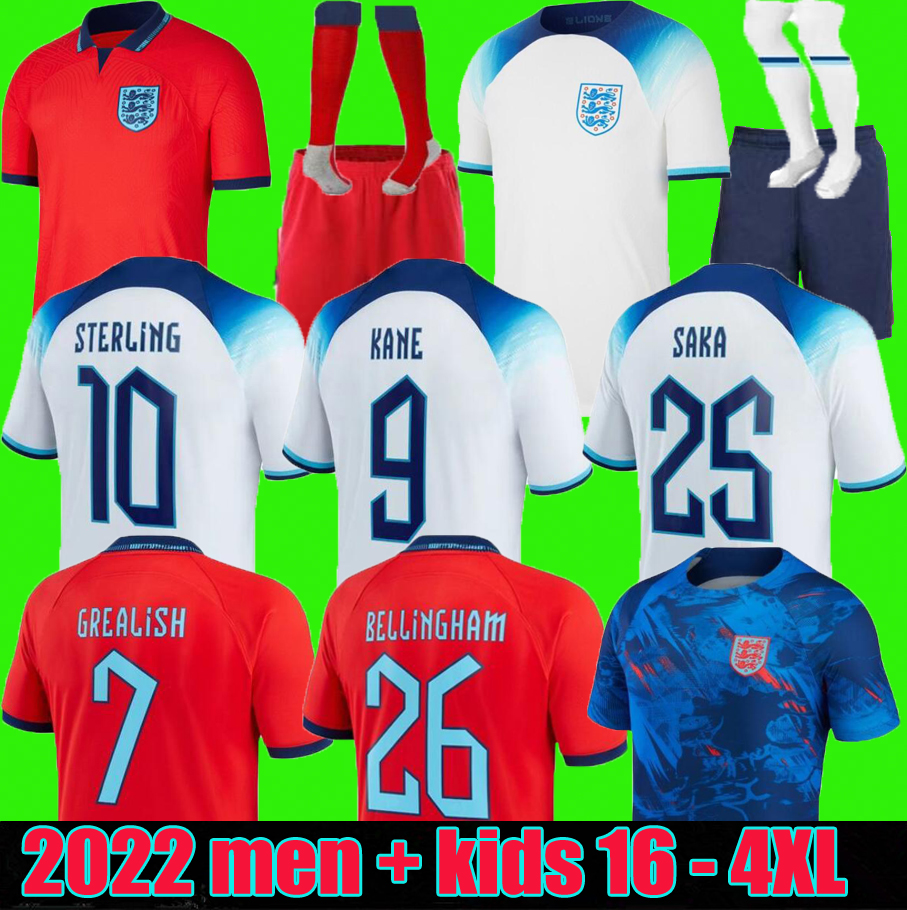 

2022 FODEN soccer jerseys ENGlANDS 2023 inglaerra KANE STERLING GREALISH RASHFORD MOUNT SANCHO 22 23 national Football shirt men kids kit full set uniform 3xl 4xl, Player version