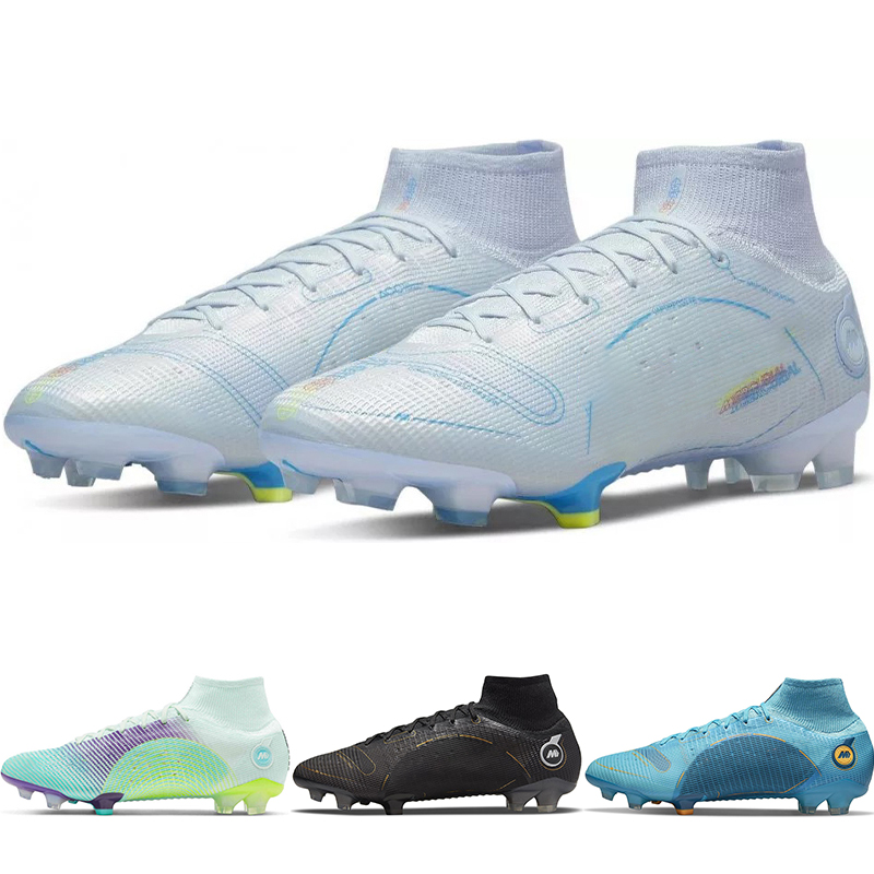 

Mercurial Superfly 8 Elite FG Mens Soccer Shoe Dream Speed MDS005 CR7 Football Boots Boys Grass Sports Cleats Shoes DN3779-375 DJ2839-007 DJ2839-484 DJ2839-054