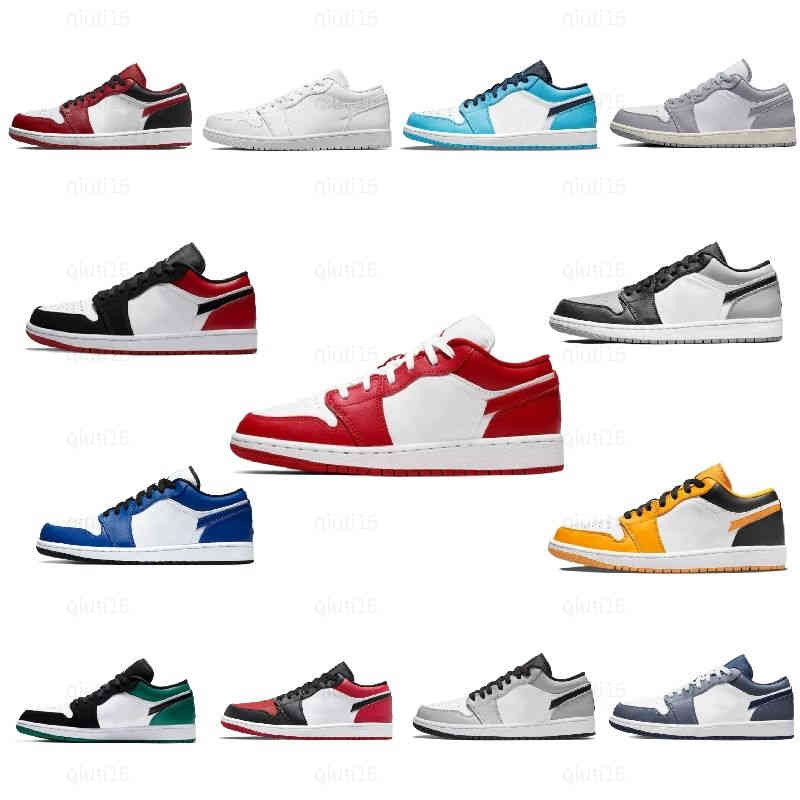 

Basketball Shoes 1 Low Basketball Shoes For Men Women 1s Black Bred Shadow Toe Triple White Taxi Game Royal Gym Light Smoke Grey UNC Navy Stealth And White Y220921, Shoebox