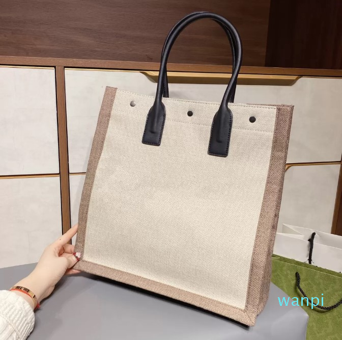 2025 New Fashion Luxurys Designers Sacs Handbag Femmes Sac à provisions Big Quantity Taps Top Quanlity Two Couleurs à choisir Rive Print Top Qual