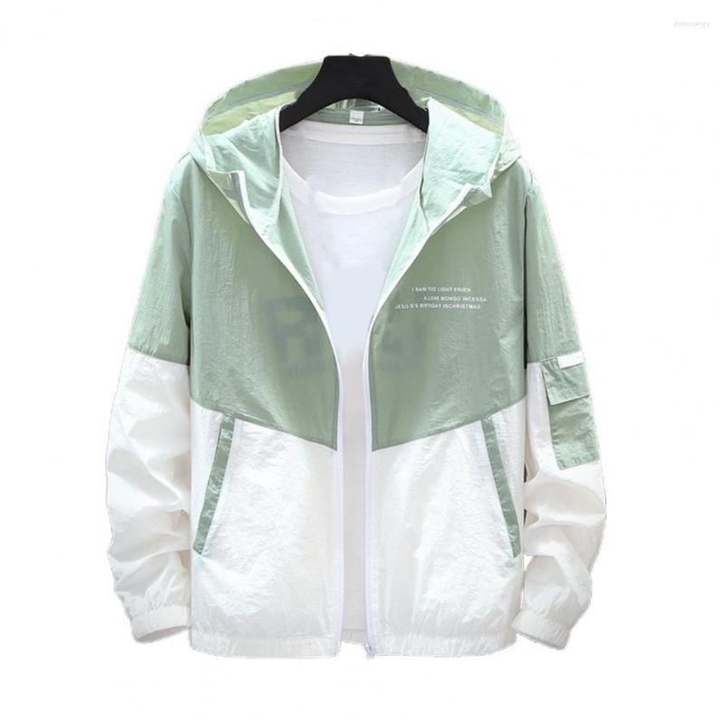 

Men's Jackets Zipper Hoodies Windbreaker Men Casual Hooded Autumn Bomber Thin Coat Slim For Chaquetas Hombre 2022, Blue