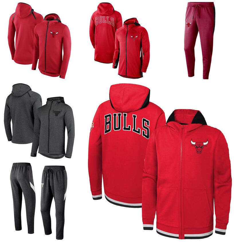 

Men Basketball Jackets Zach LaVine Demar Derozan Lonzo Ball Showtime Therma Flex Performance Full-Zip Training Hoodie, With logo