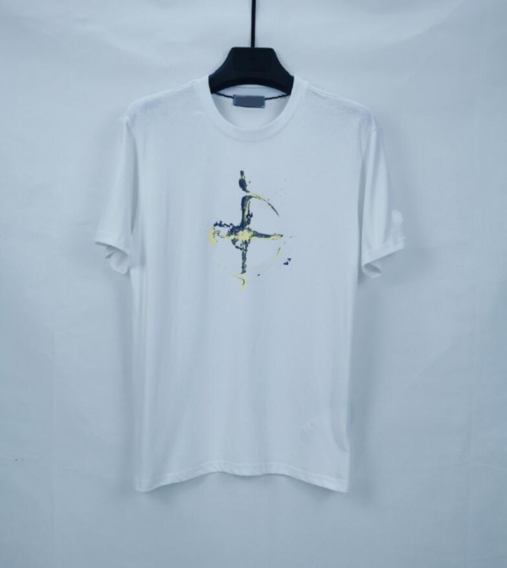 

t-shirts 2023 Mens designer Stone mens Island Man polo shirts women fashion clothing Print letter Business short sleeve classic shirt 6.24.07