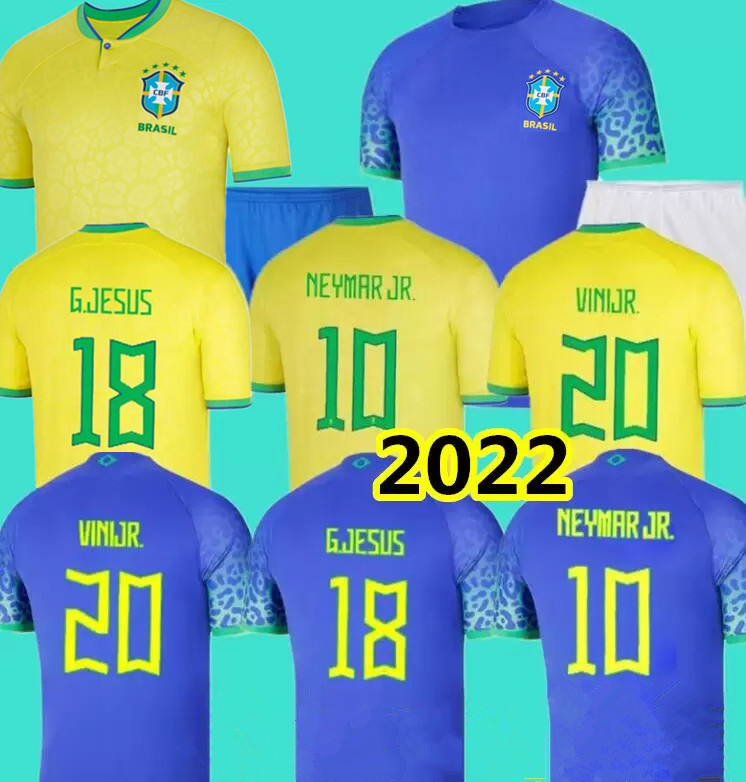 

2022 BRAZIL soccer jerseys L.PAQUETA NEYMAR VINI JR. 22 23 P.COUTINHO RICHARLISON football shirt G.JESUS T.SILVA BRUNO G. PELE CASEMIRO men women kids sets jersey, Color 6