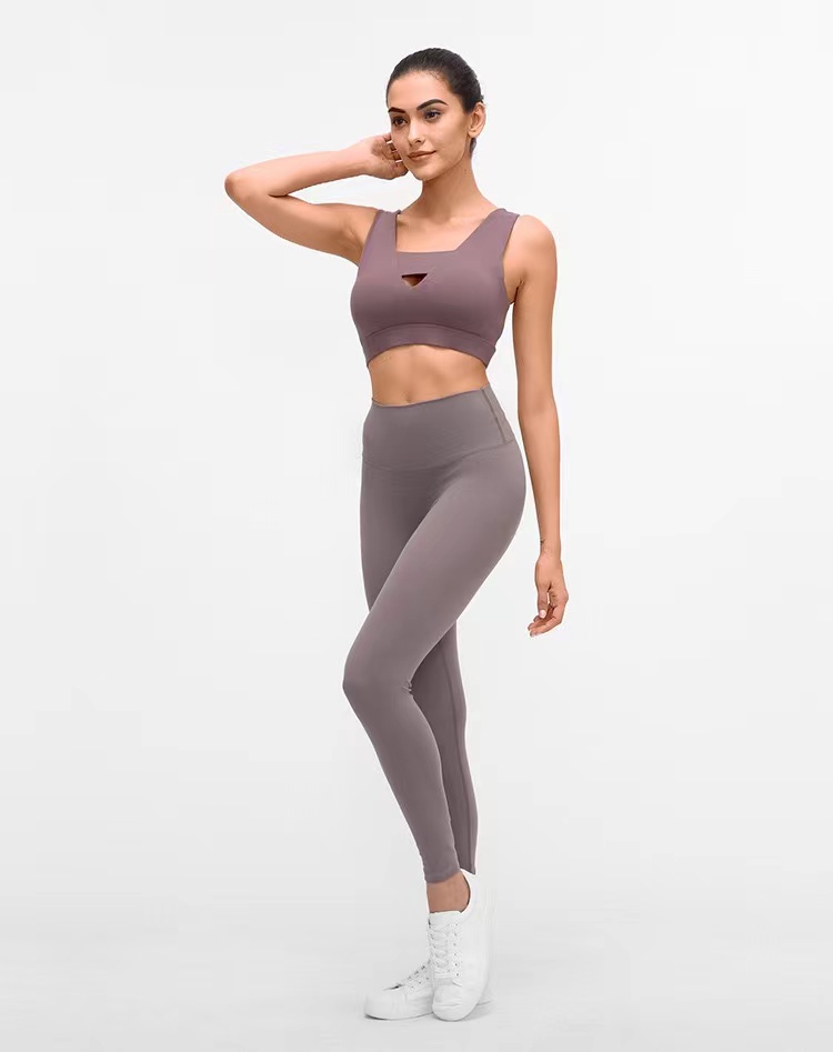 

Lu Naked Material leggings Women yoga pants Solid Color Sports Gym Wear Leggings High Waist Elastic Fitness Lady Overall Tights Workout, Black white dot