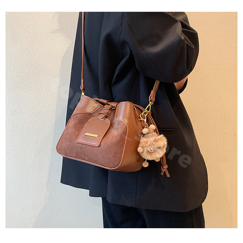 HBP Sacs à bandouliers 2022 Sac de godet de couture d'automne de messager simple Messen