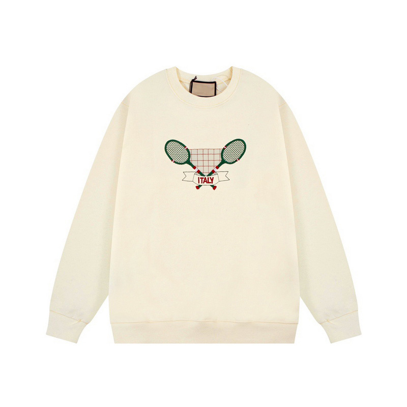 

Italy Tennis Embroidery Sweatshirts Hole Women Men Fashion Hip Hop Highstreet FZWY0430, Black