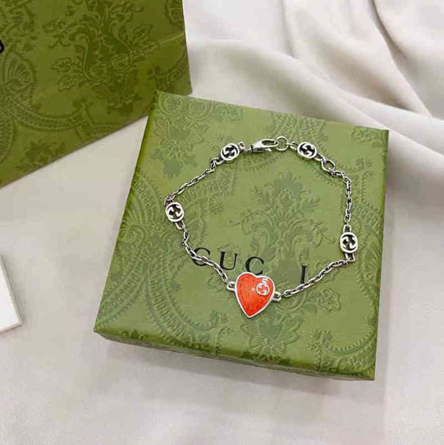 

Charm Bracelets new worn-out 925 Silver Love Enamel Bracelet exclusive Design jewel Exclusive sale1OGO