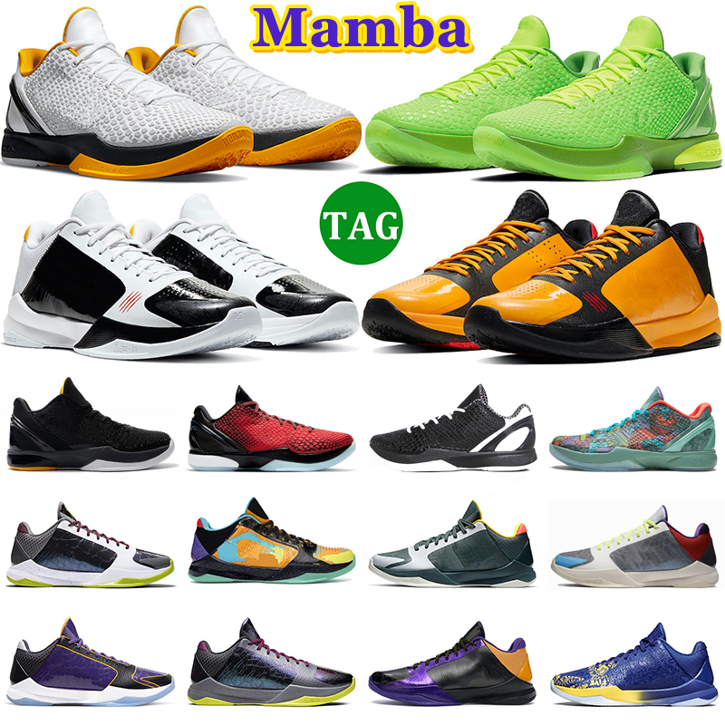 

2023 Mamba 6 Protro Basketball Shoes Men Grinch Mambacita Sweet 16 Del Sol Challenge Red All-Star Bruce Lee Mens Trainers Outdoor Sports