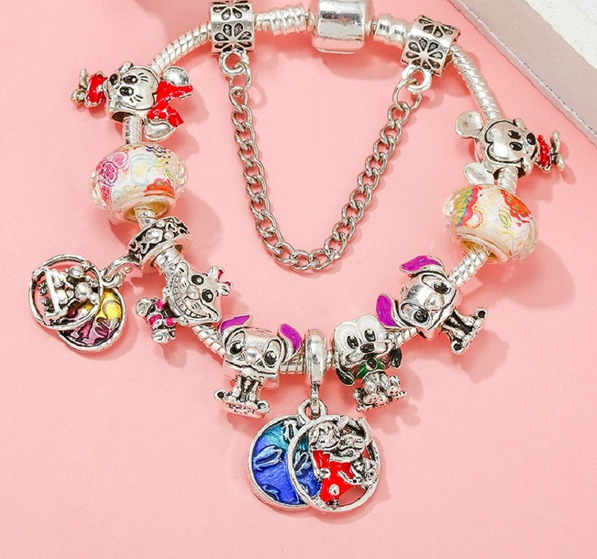 

Fashion Pandora Style Charm Bracelet Princess Girl Pendant Women European Charm Beads Santa Claus Dangle Fits Pandora Charms Bracelets Necklace DIY Jewelry