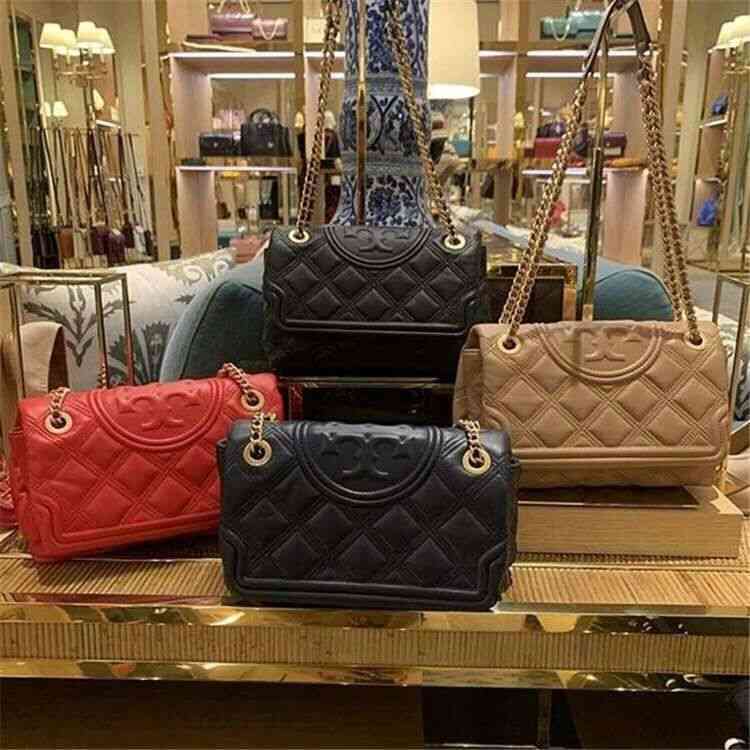 

Bags Womens Tb Classic Ladys Tbes Fleming Sheepskin Chain Mini Casual Messenger Designer Exclusive Tote Fashion Leather Shoulder Handbags, Black