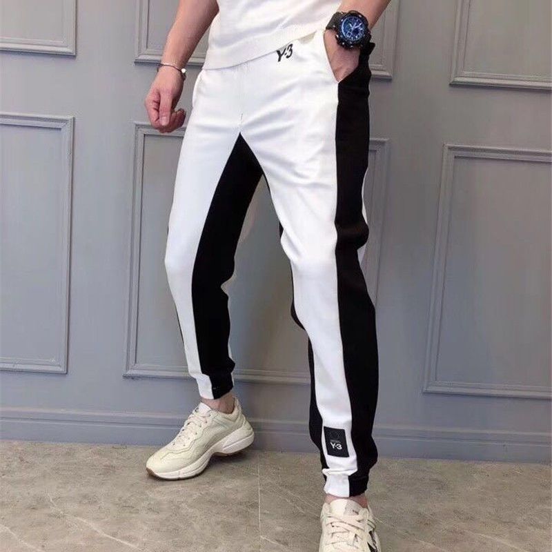 

Men Pant Y3 Autumn and Winter Casual Pants Sports Trouser Designer, White