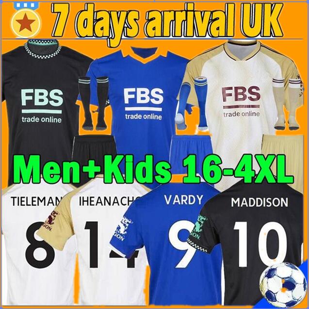 

22 23 Leicester soccer jerseys City VARDY Daka MADDISON TIELEMANS NDIDI AYOZE Barnes goalkeeper Schmeichel Lookman 2022 2023 men kids kit football shirt jersey