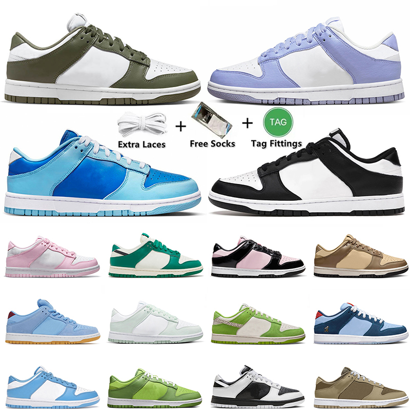 

shoes men Running 2022 Shoes women running OG Big low Size 48 UNC Green Apple Phillies Medium Olive dunked offs white dunkes lows safari nat, B1 pink black 36-45