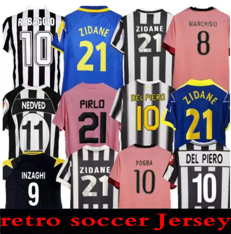 

Retro Del Piero Soccer Jersey Pirlo Buffon Inzaghi 84 85 92 95 96 97 98 99 02 03 04 05 94 95 Zidane Maillot Davids Davids Boksic Conte Shirt 11 12 15 16 17 18 Pogba home away