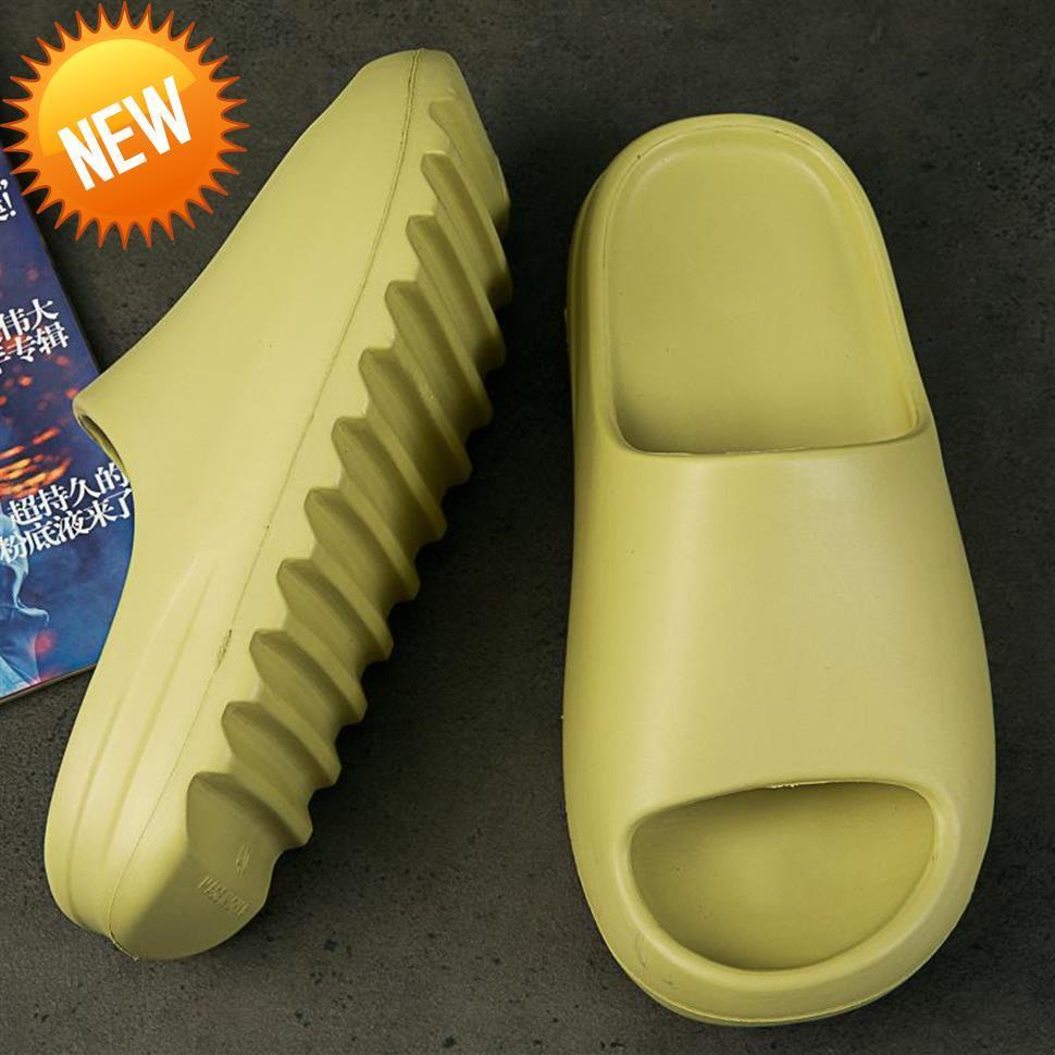

slippers New Slippers Summer Men Women Indoor Eva 2021 Cool Soft Bottom Sandals Trend Slid, Creamy-white