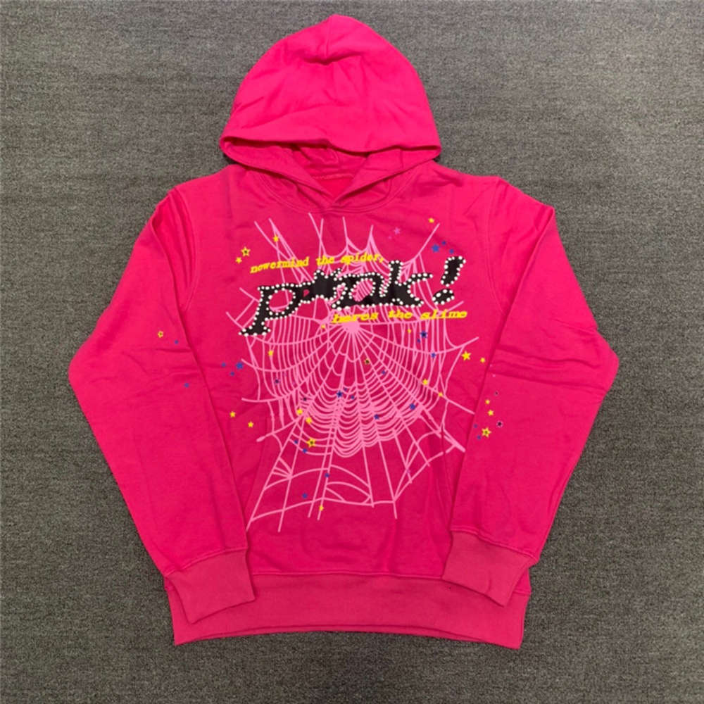 

Pullover Red Sp5der Young Thug 555555 Angel Hoodies Men Shoe Printing Spider Web Sweatshirts, 00