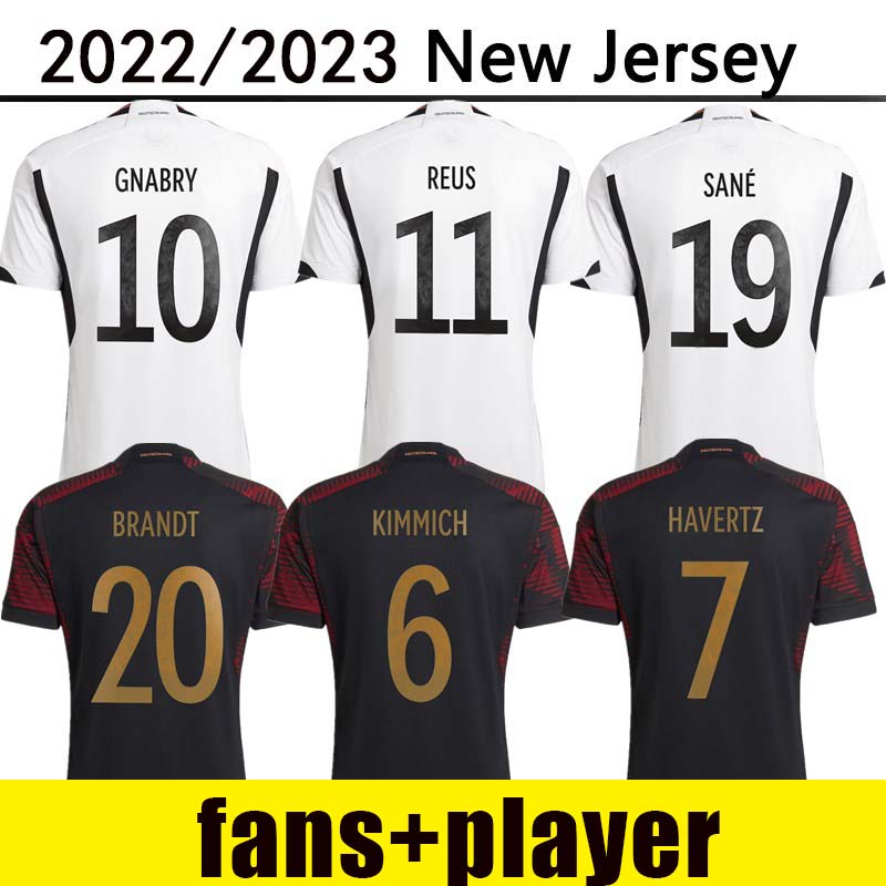 

22/23 german home away Soccer Jersey national team HUMMELS KROOS WERNER MULLER Reus Football jerseys KROOS GOTZE SANEA KHEDIRA BOAENG Maillots fans Player