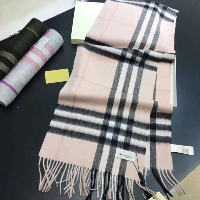 

Women's Scarf Winter Luxury Brand B Scarves for Ladies Plaid Shawls Warm British Style Thicken Man
