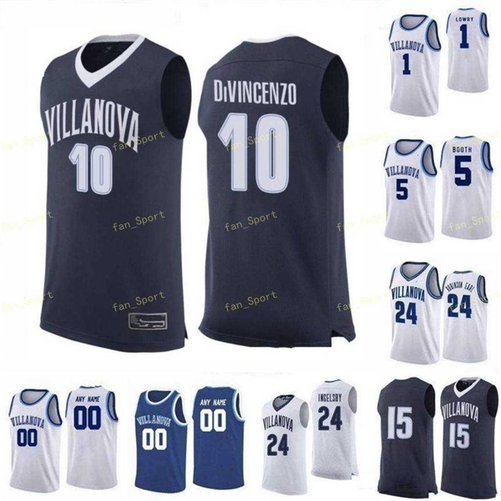 NN1 College Villanova Basketball Jersey 30 Daniel Akin 35 Matt Kennedy 4 Chris Arcidiacono 4 Eric Paschall Custom Stitched