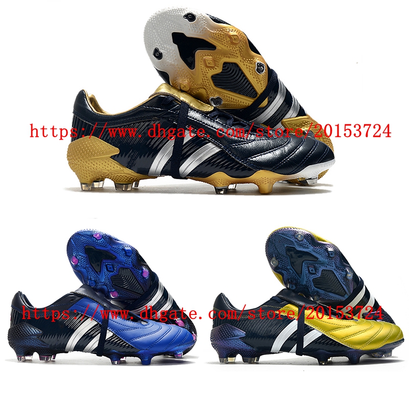 

Knit Soccer shoes PREDATOR PULSE FG UCL Cleats Football Boots Mens Botas De Futbol Breathable, As picture 2