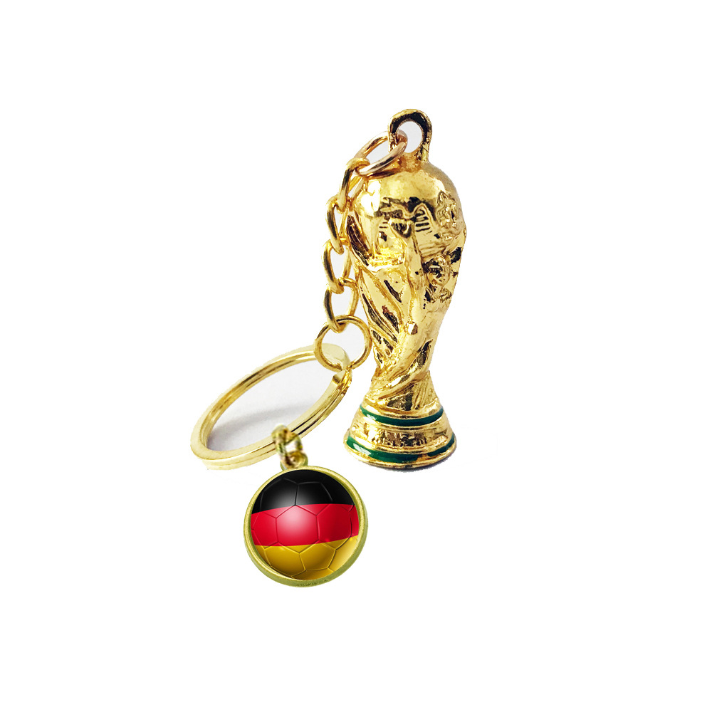 

Football souvenir keychain World Cup Chain Backpacker Special gift manufacturer wholesale