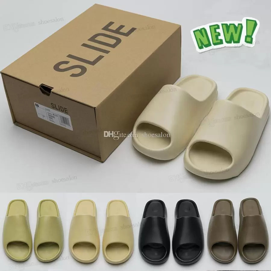 Sandales glisser les chaussures grises masculines minéral bleu crème argile lune marque blanche sage du désert sable de sable en carbone suie pur