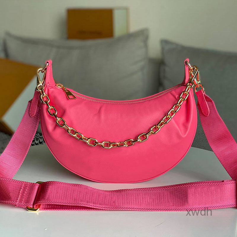 

Evening Bags Crossbody Nano Bags Over The Moon Handbags Women Handbags Purse Fashion Letters Genuine Leather Papillon Bubblegram Chain Shou, Black 20x11cm