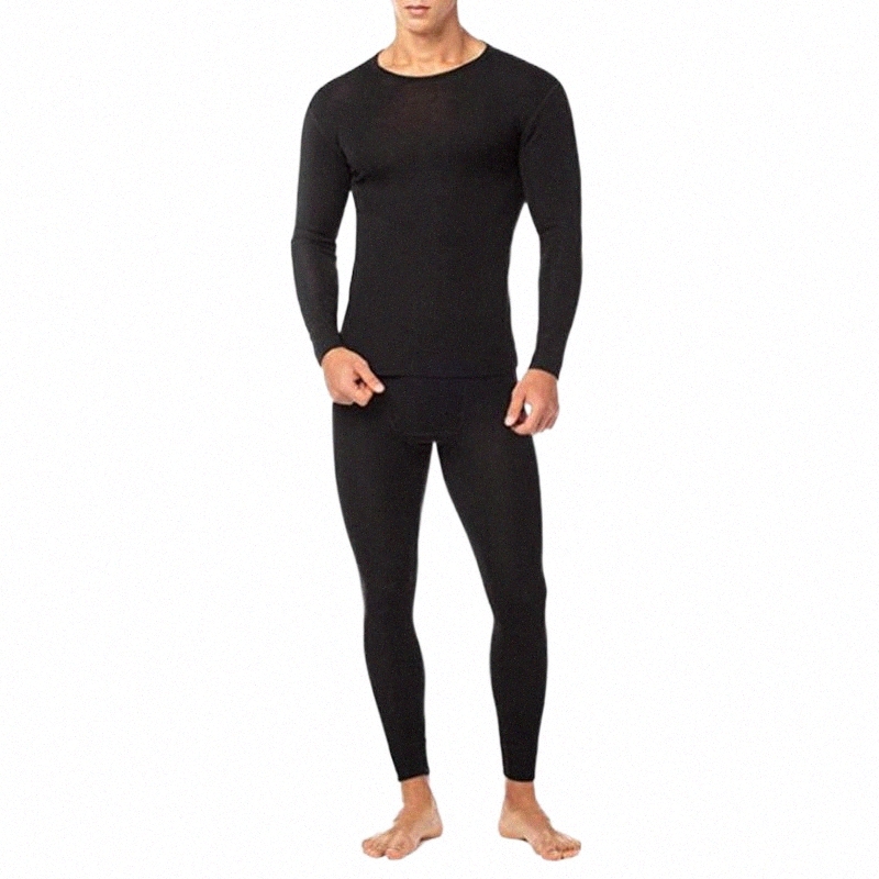 

men's Thermal Underwear Base Layer Shirt 100% Merino Wool Long Set Lightweight Men Blouse Sleeve v6mO#, Purple