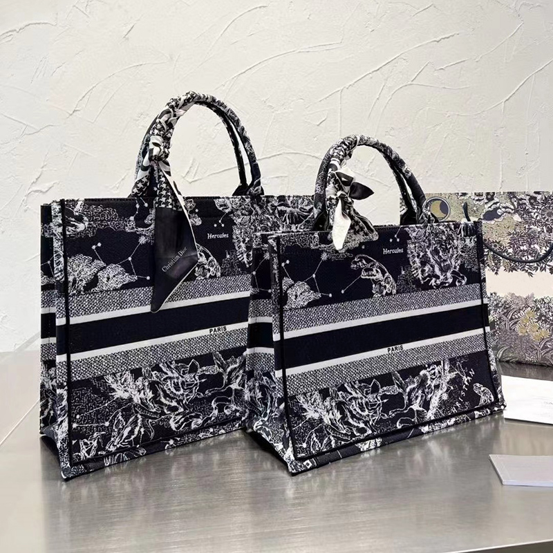 

Luxury Designers Top Original Totes Bags Light Tiger Embroidery BOOK Handbag TOTE Women's Classic Handle Laptop Large Capacity Shopping Bag Commuting Canvas, #10