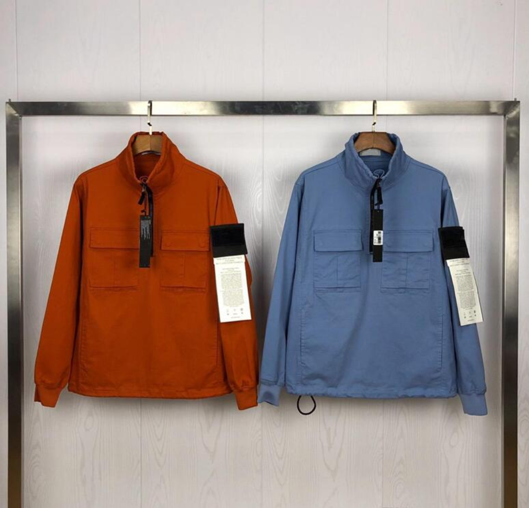 

Men's Jackets 23ss Stone Spring Island Compass Badge Designer Ghost Collection Women Hooded Jacket Windbreaker Packets Casual