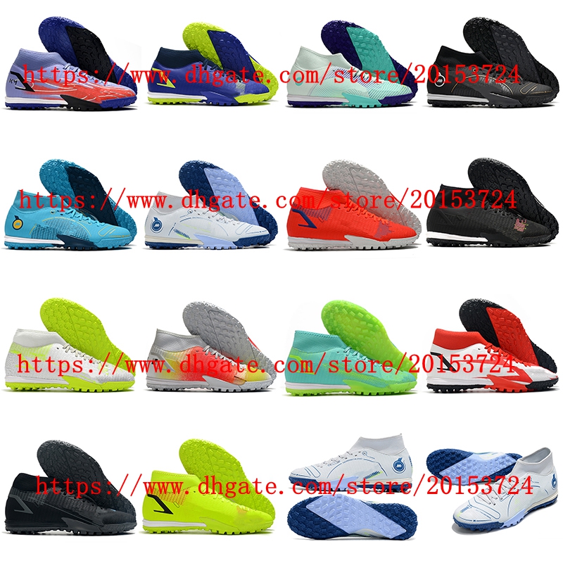 

Soccer shoes Superfly 8 Academy TF Turf Cleats Football Boots Cr7 Neymar Scarpe Da Calcio Chuteiras Men Breathable, As picture 11