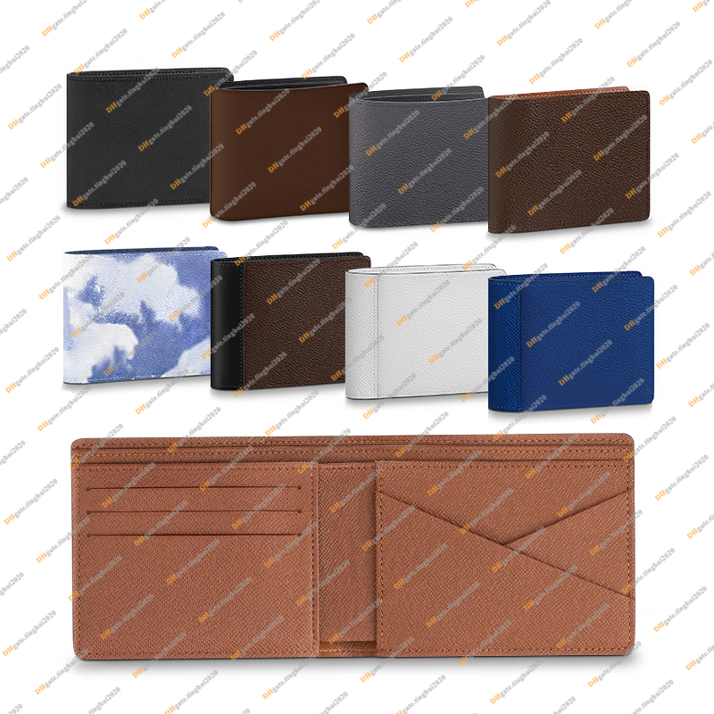 

Unisex Fashion Casual Designer Luxury MULTIPLE Wallet Coin Purse Key Pouch Credit Card Holder High Quality TOP 5A M61695 M60895 N62663, Brown flower