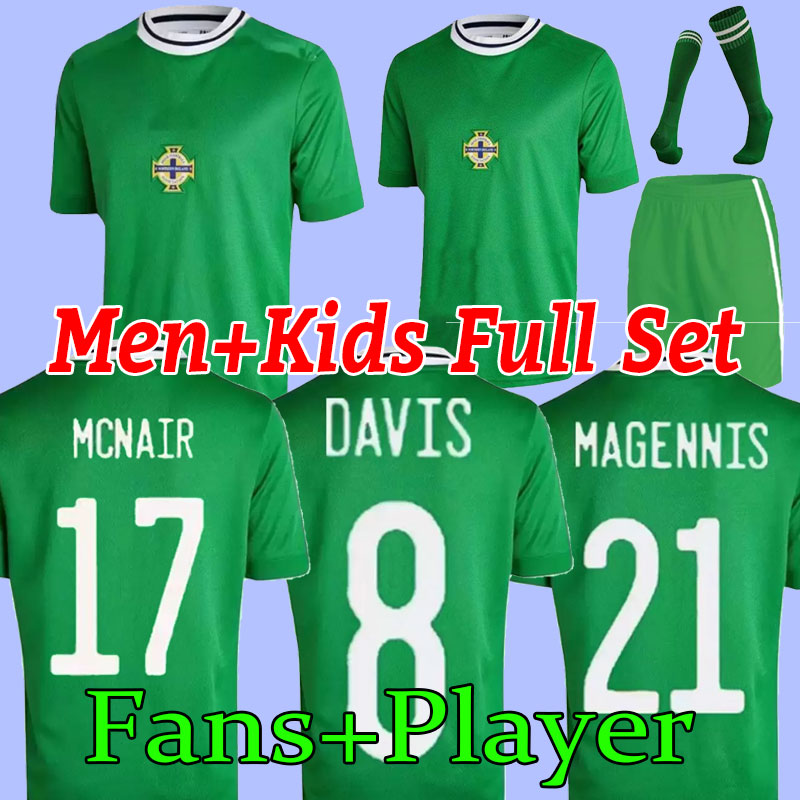 

2022 Northern Ireland Soccer Jerseys 22/23 LAFFERTY EVANS DAVIS MCNAIR MAGENNIS Saville Ballard Football Shirt Home Men Women Kids Kits sock Full sets uniform 2023
