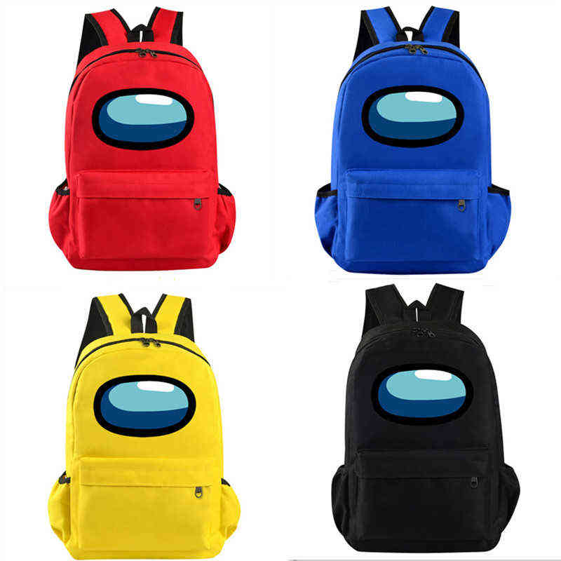 

Backpacks Imposter Backpack among Anime Game School Bag for us Girls Boys Plecak Women Men Children Teens Laptop Travel Rucksack Knapsack T220919