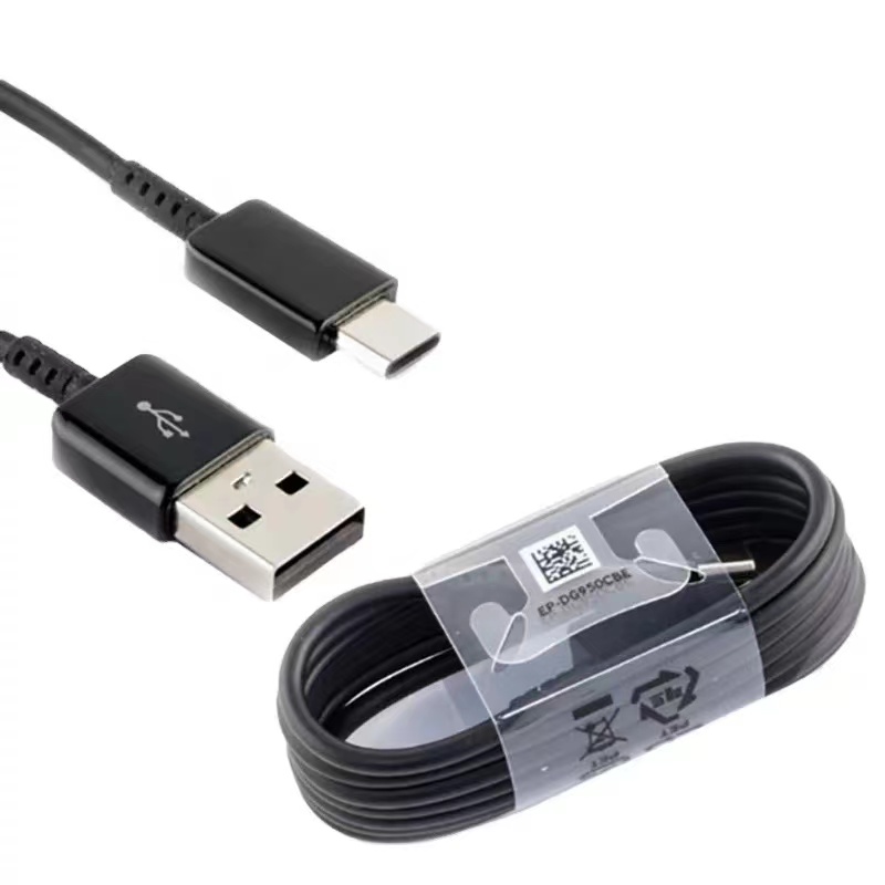 

type C data cable 1.2M usb-C cables quick charging cord for S8 s10 note10 note 20 p20 p30 fast charger OEM usb, White