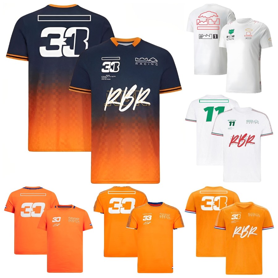 

New F1 T-shirt Formula 1 Team Drivers Quick Dry T-shirts Racing Jersey Short Sleeve Motorsport Car Fans T Shirt Summer Men's Shirts